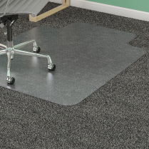 Lorell Medium-Pile Wide Lip Chairmat 46" x 60"