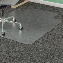 Lorell Medium-Pile Wide Lip Chairmat 45" x 53"