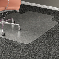 Lorell Plush-pile Wide-Lip Chairmat 45" x 53"