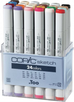 Copic Sketch Marker Set Manga 24/Set