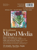 Strathmore Mixed Media Pad 6" x 8" 15Sheets