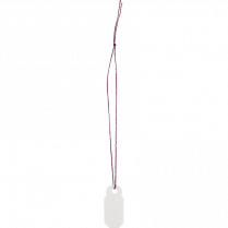 Merangue Jewellery Tags 13/16" x 3/8" White 100/pkg