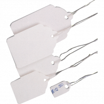 Merangue Merchandise String Tags 1-3/4" x 1-3/32" 50/pkg