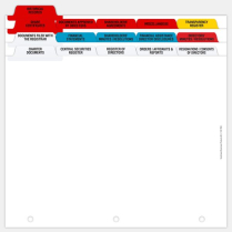 BC Corporate Record (Minute Book) Tab Set 11"