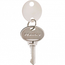 Master Lock&reg; Plastic Key Tags Round White 1-1/4" 20/pkg