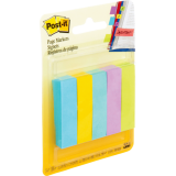 Post-it&reg; Page Markers 1/2" x 2" 100 sheets per pad Vibrant Colours 5 pads/pkg