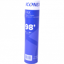 Iconex&trade; Thermal Fax Paper 8-1/2" x 99' w/1/2" Core