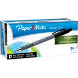 Paper Mate&reg; FlexGrip&reg; Ultra Retractable Ball Point Pen Fine Point Black 12/box