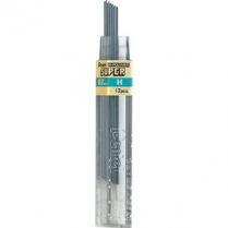 Pentel&reg; Super Hi-Polymer&reg; Pencil Leads H 0.7 mm 12/Tube