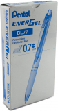 Pentel&reg; EnerGel&reg; X Retractable Gel Pens 0.7 mm Blue 12/box
