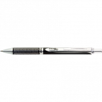 Pentel&reg; EnerGel&reg; Alloy Retractable Gel Pen 0.7 mm Black Barrel Black