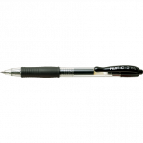 Pilot&reg; G2&reg; Retractable Gel Pens 0.5 mm Black 12/box