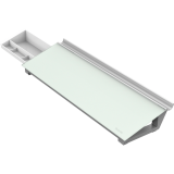 Quartet&reg; Desktop Glass&trade; Dry-Erase Pad Clear