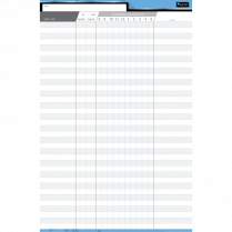Quartet&reg; In/Out Board Bilingual 36-Names 36" x 24"