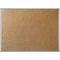 Quartet&reg; Economy Cork Board Aluminum Frame 18" x 24"