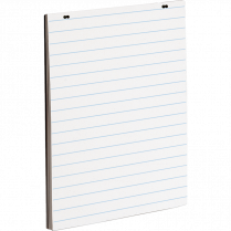 Quartet&reg; Paper Easel Refill 24x36" Lined 50 sheets/pad 2 pads/pkg
