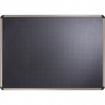 Quartet&reg; Prestige&reg; Euro&trade; Black Embossed Foam Board 24" x 36" Titanium