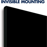 Quartet&reg; InvisaMount&trade; Magnetic Glass Dry Erase Board 48" x 85"