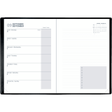 Quo Vadis Note 21 Weekly Diaries 8-1/4&rdquo; x 6&rdquo; Bilingual Blue