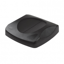 Rubbermaid&reg; Untouchable&reg; Swing Top Square Black