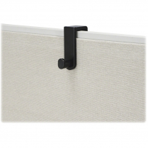 Safco Over-the-Panel Single Hook Black