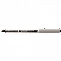 uni-ball&reg; Vision&trade; Roller Pen 0.7mm Black with Metallic Grey Barrel 12/box