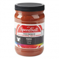 Speedball Screen Printing Ink Fabric 32oz Brown