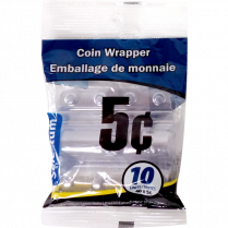 Selectum Plastic Coin Wrappers 5&cent; 10/pkg