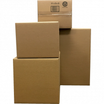 Kraft Corrugated Heavy Duty Shipping Boxes 18" W x 12"D x 9"H 25/pkg