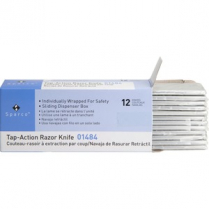 Sparco Tap Action Razor Knife 12/box