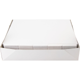 Business Source Print-On Tab Indexes White Letter 5tabs/set 50sets/Box