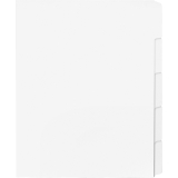 Business Source Print-On Tab Indexes White Letter 5tabs/set 50sets/Box