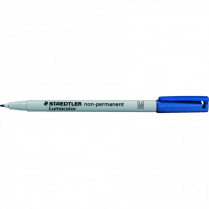 Staedtler&reg; Lumocolor&reg; Markers Washable Medium Tip Blue