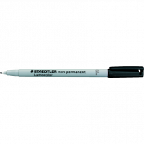 Staedtler&reg; Lumocolor&reg; Markers Washable Fine Tip Black