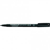 Staedtler&reg; Lumocolor&reg; Markers Permanent Medium Tip Black