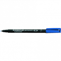 Staedtler&reg; Lumocolor&reg; Markers Permanent Fine Tip Blue