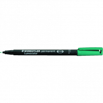 Staedtler&reg; Lumocolor&reg; Markers Permanent Fine Tip Green