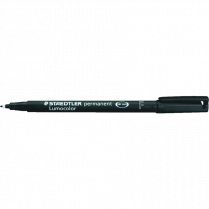 Staedtler&reg; Lumocolor&reg; Markers Permanent Fine Tip Black
