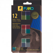 Staedtler&reg; FIMO&reg; Modelling Clay 25 g Assorted Pastel Colours 12/pkg