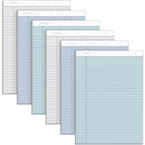 TOPS Prism Pads 8-1/2" x 11-3/4" Assorted Colours 6/pkg