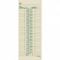 Adams&trade; Time Cards Bilingual 250/pkg