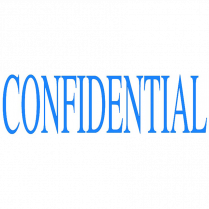 Trodat&reg; Printy 4911 Self-Inking Message Stamp CONFIDENTIAL