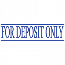 Trodat&reg; Printy 4911 Self-Inking Message Stamp FOR DEPOSIT ONLY