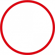 Trodat&reg; S-Printy 4921 Self-Inking Mini Stamp Red Circle