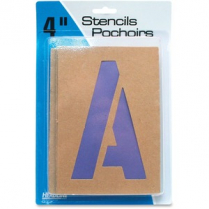 Headline&reg; Stencils Gothic Letters and Numbers 4"