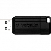 Verbatim&reg; PinStripe USB 2.0 Drive 32GB Black