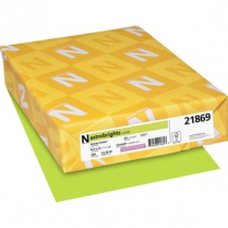 Astrobrights&reg; 65lb Cardstock 8-1/2" x 11" Vulcan Green 250/pkg