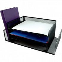 Winnable Mesh Desk Sorter Black