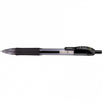 Zebra Sarasa&trade; Retractable Gel Pens 0.7 mm Black 12/box