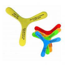 EVA Foam Boomerang 5 colours 50/pkg.